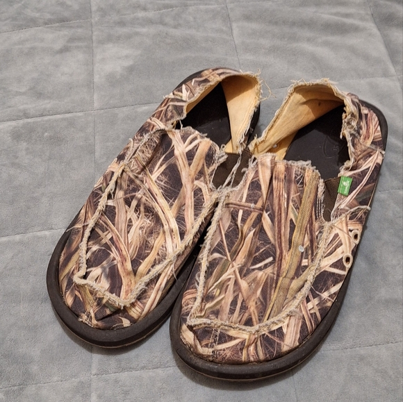 Sanuk Camouflage Flats - Picture 1 of 5